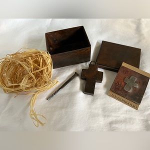 Jan Barboglio House Blessing Cross with box.